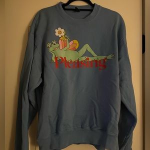 Harry Styles Pleasing Crewneck. Size OS. Great condition (worn once). Good deal!